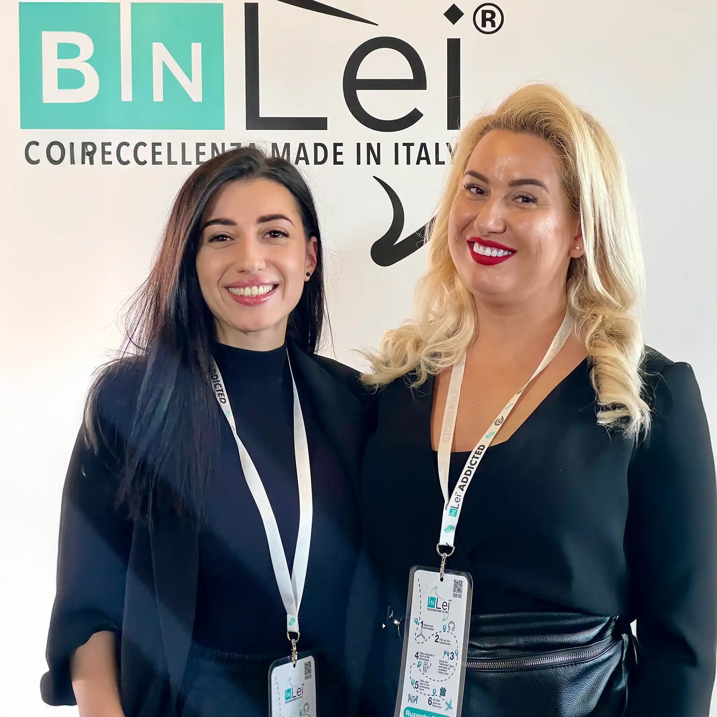 Loredana Irimia attending InLei® training event with fellow lash educator