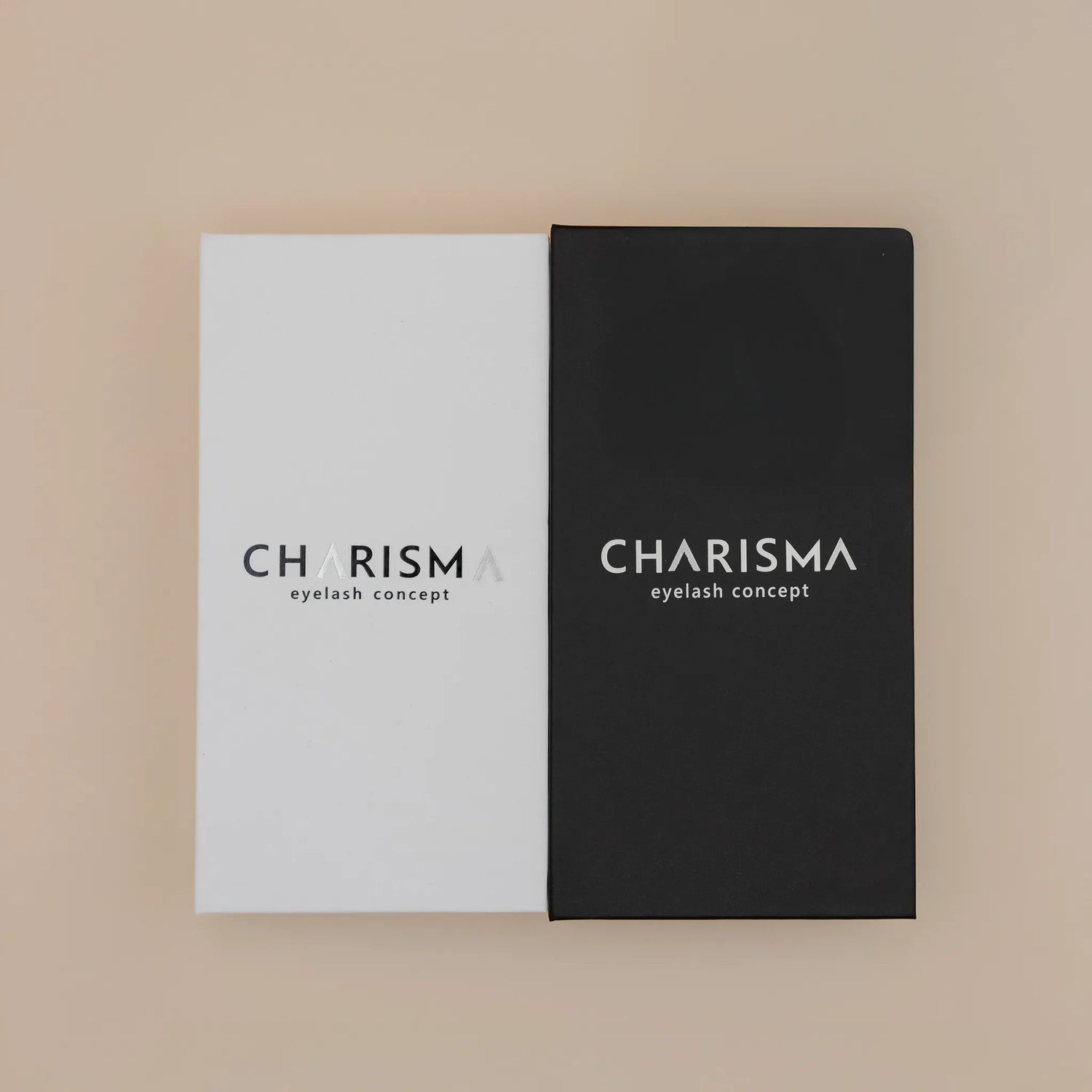 CHARISMA Eyelash Extensions Packaging – Black and White Lash Tray Boxes
