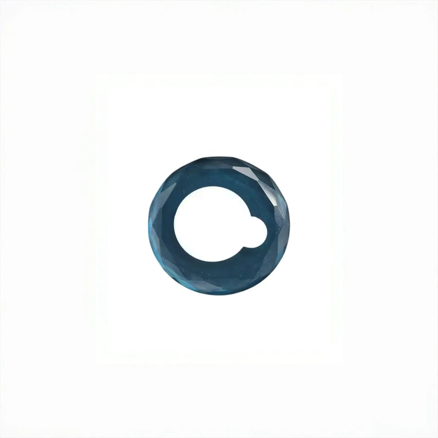 Crystal jade stone glue holder for eyelash extensions, cooling surface keeps adhesive fresh, reusable tool for professional lash applications, The Lash Box Shop.