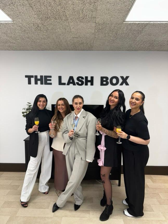 The Lash Box salon team led by Loredana Irimia